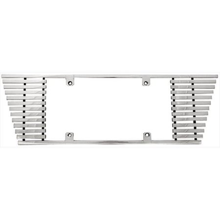IPCW IPCW CWL-842B Billet License Plate Frame 8Mm Billet Angled Edge Extends Out 4 In.; 2 In. CWL-842B